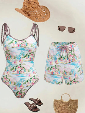 Conjunto Luxo Maiô + Short Bruna