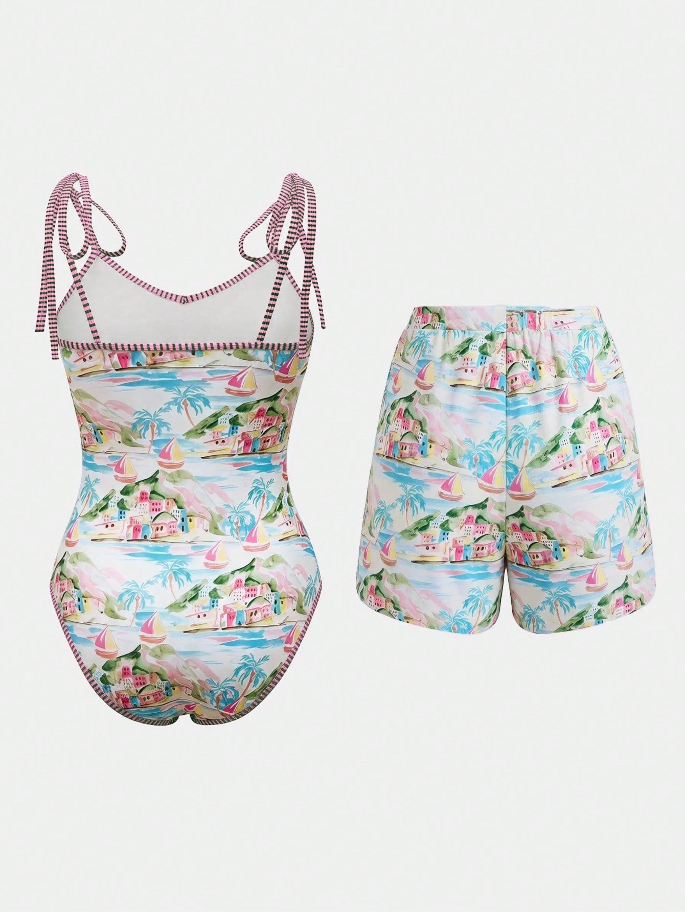 Conjunto Luxo Maiô + Short Bruna