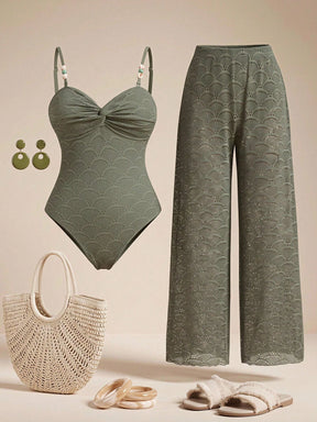 Conjunto Luxo Maiô + Saia Fabiana