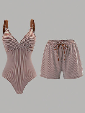 Conjunto Luxo Maiô + Short Ananda