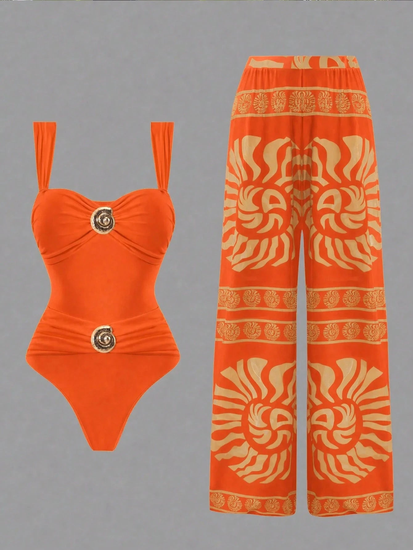 Conjunto Luxo Maiô + Calça Wanessa