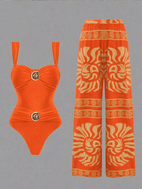 Conjunto Luxo Maiô + Calça Wanessa
