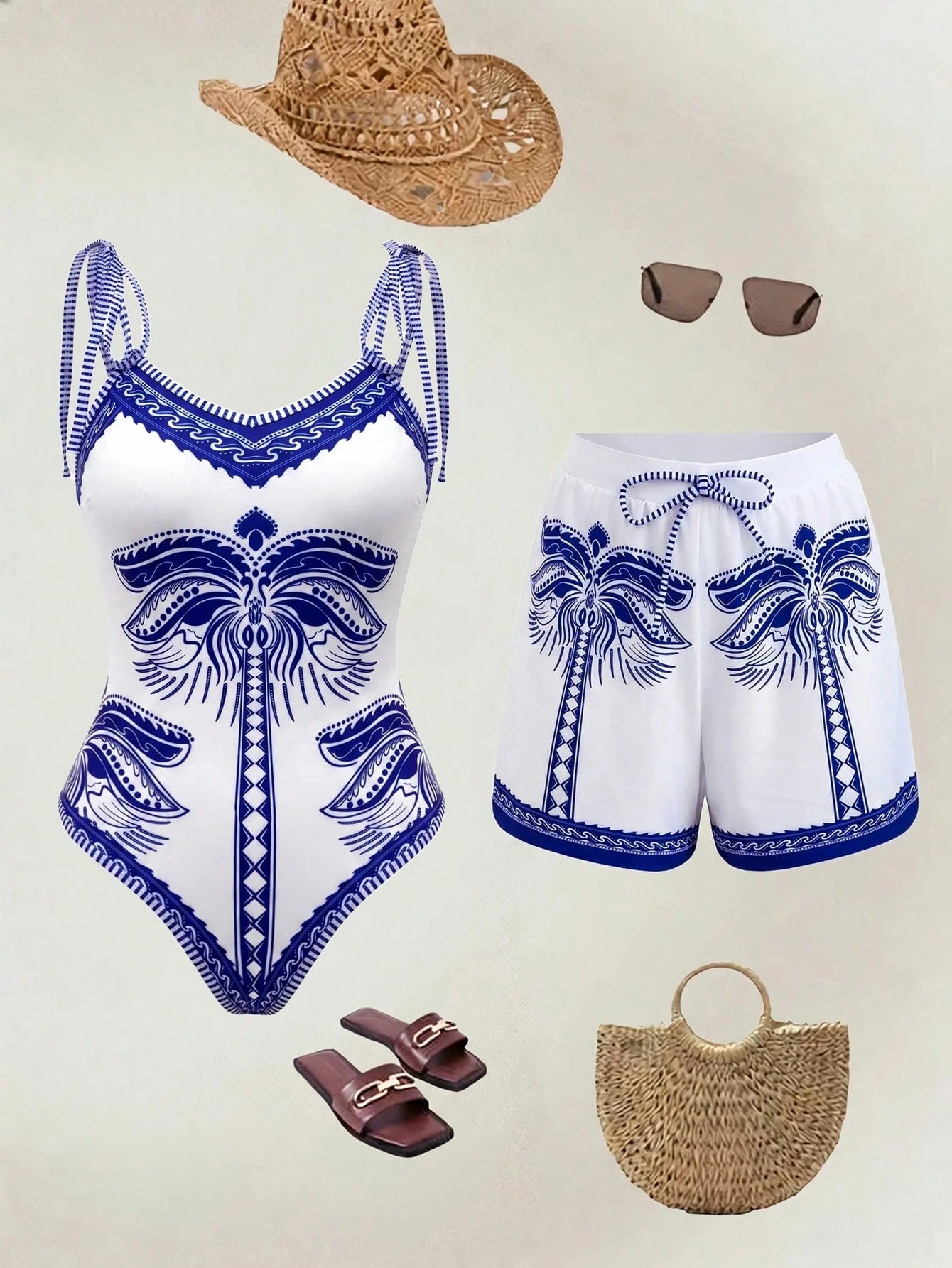 Conjunto Luxo Maiô + Short Bruna