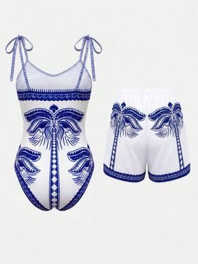 Conjunto Luxo Maiô + Short Bruna