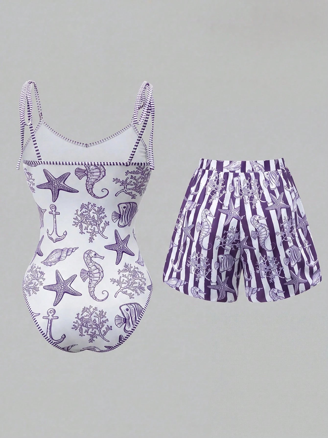 Conjunto Luxo Maiô + Short Bruna