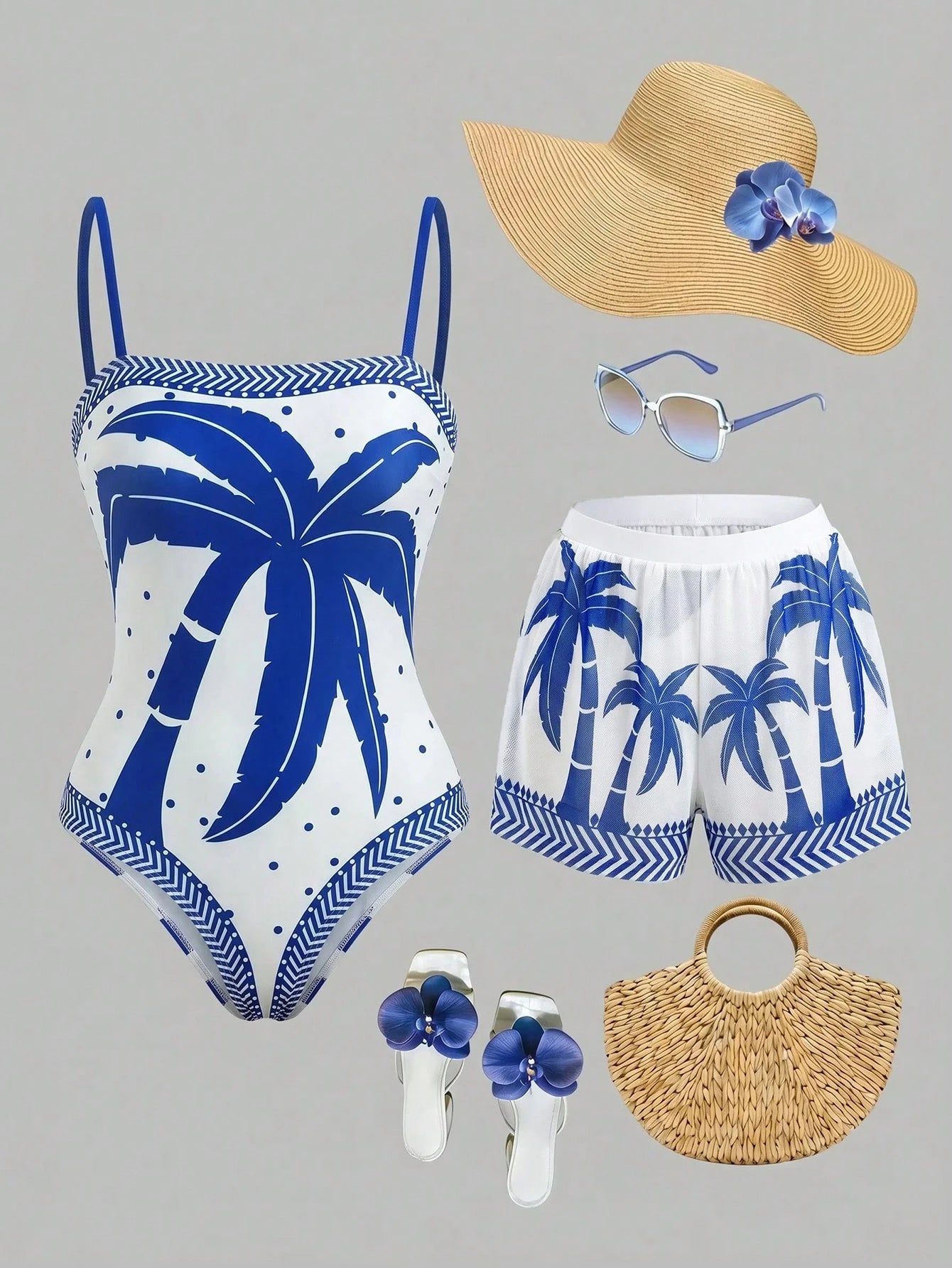 Conjunto Luxo Maiô + Short Sarah