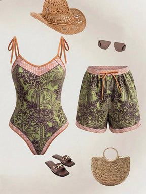 Conjunto Luxo Maiô + Short Bruna