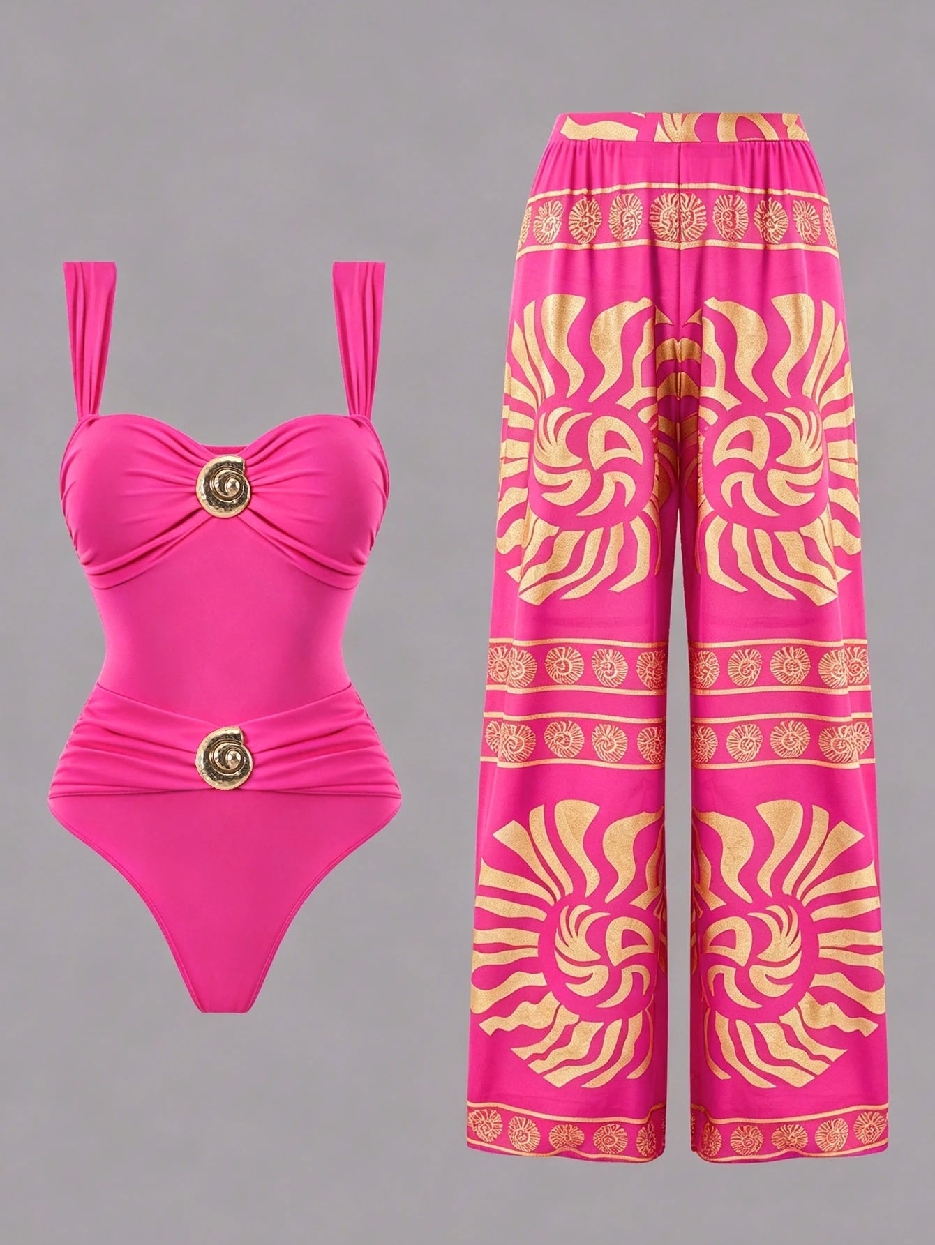 Conjunto Luxo Maiô + Calça Wanessa