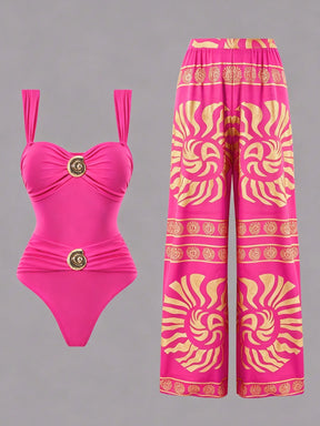 Conjunto Luxo Maiô + Calça Wanessa