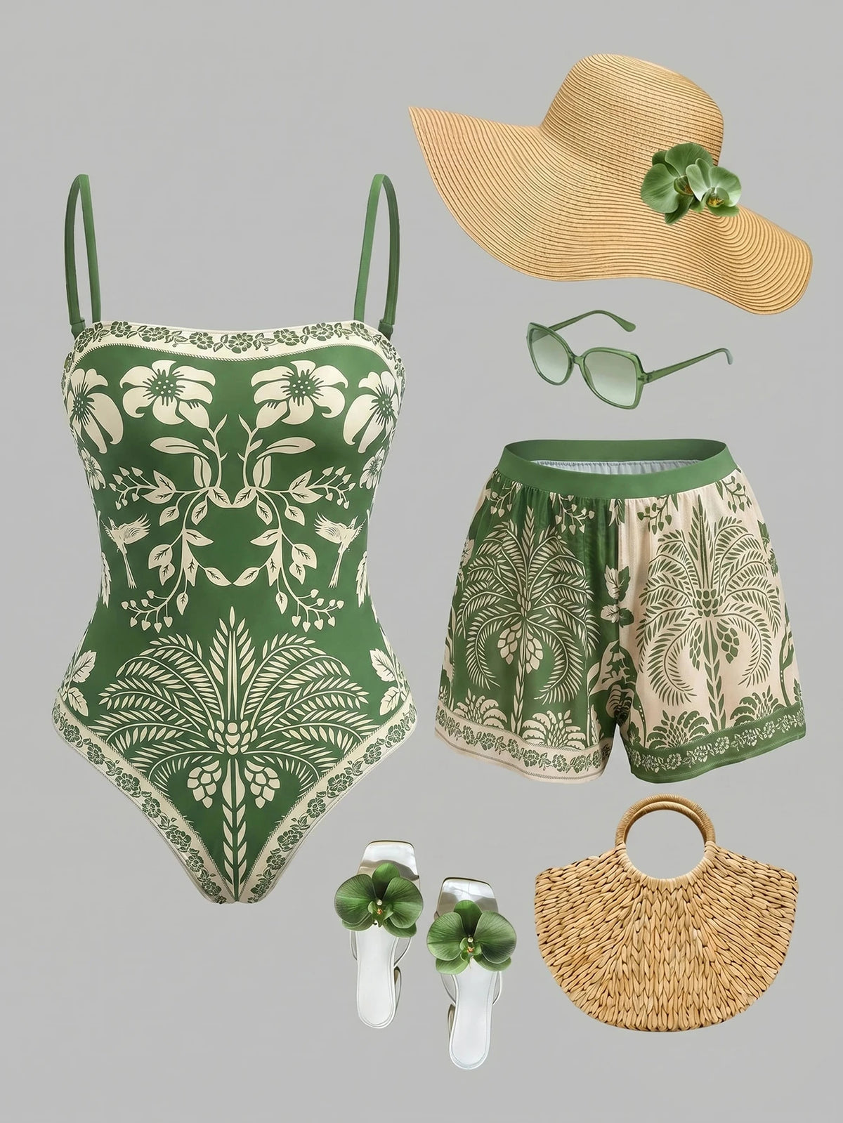 Conjunto Luxo Maiô + Short Sarah
