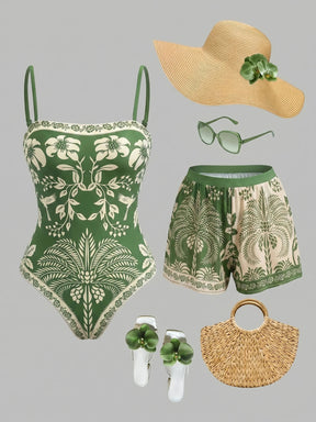 Conjunto Luxo Maiô + Short Sarah