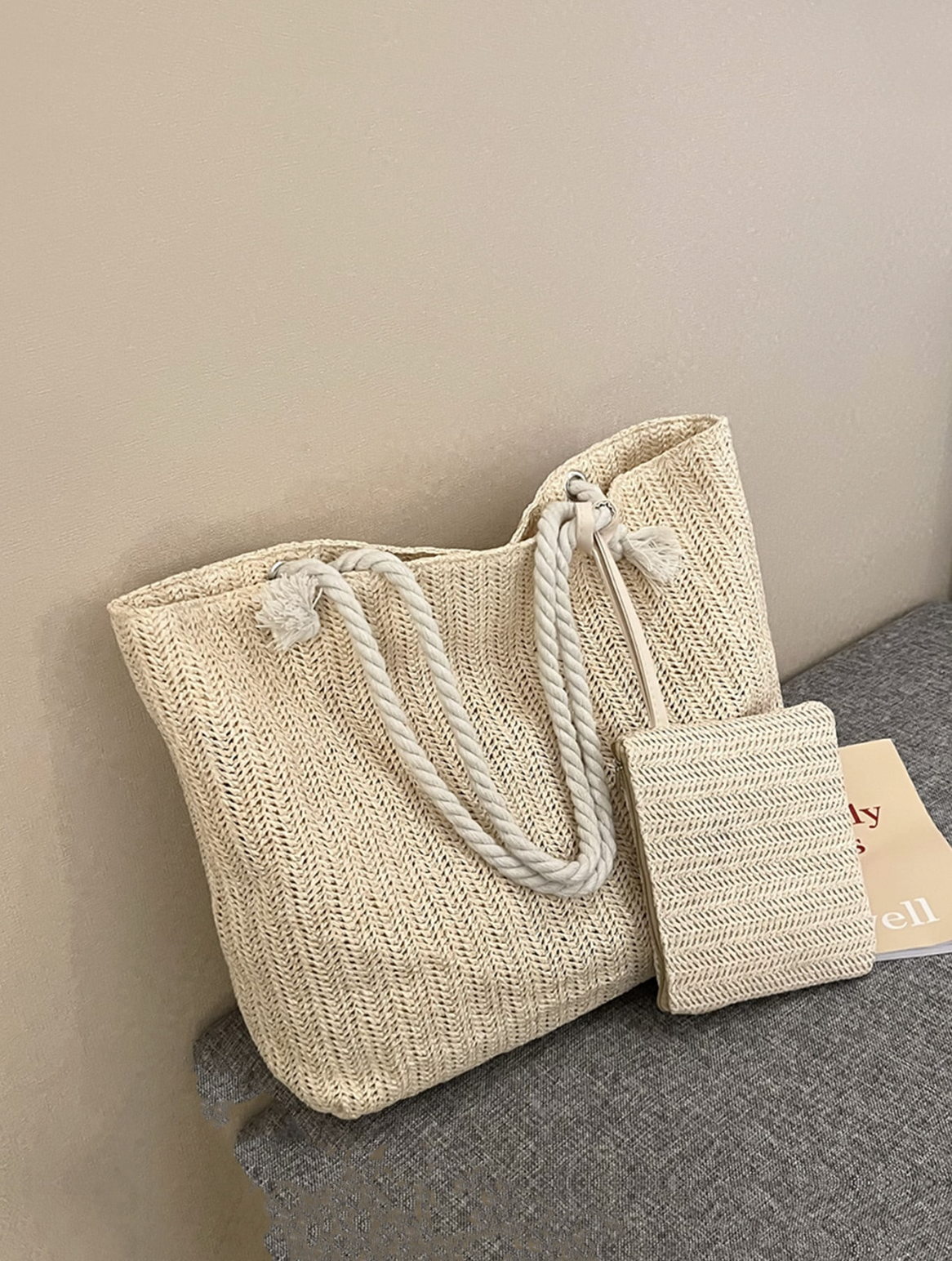 Kit 2 Bolsas de Praia Luxo