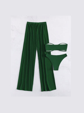 Conjunto Biquíni 3 Peças Elegante Choe
