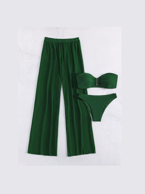 Conjunto Biquíni 3 Peças Elegante Choe