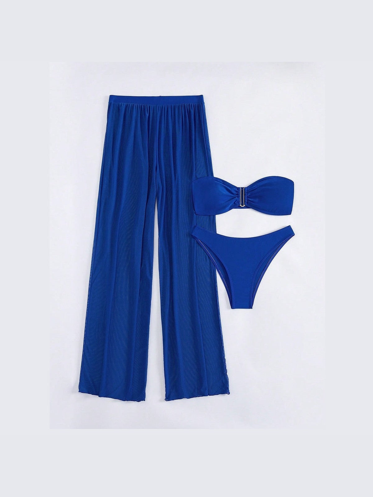 Conjunto Biquíni 3 Peças Elegante Choe