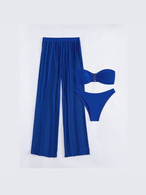 Conjunto Biquíni 3 Peças Elegante Choe