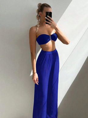 Conjunto Biquíni 3 Peças Elegante Choe