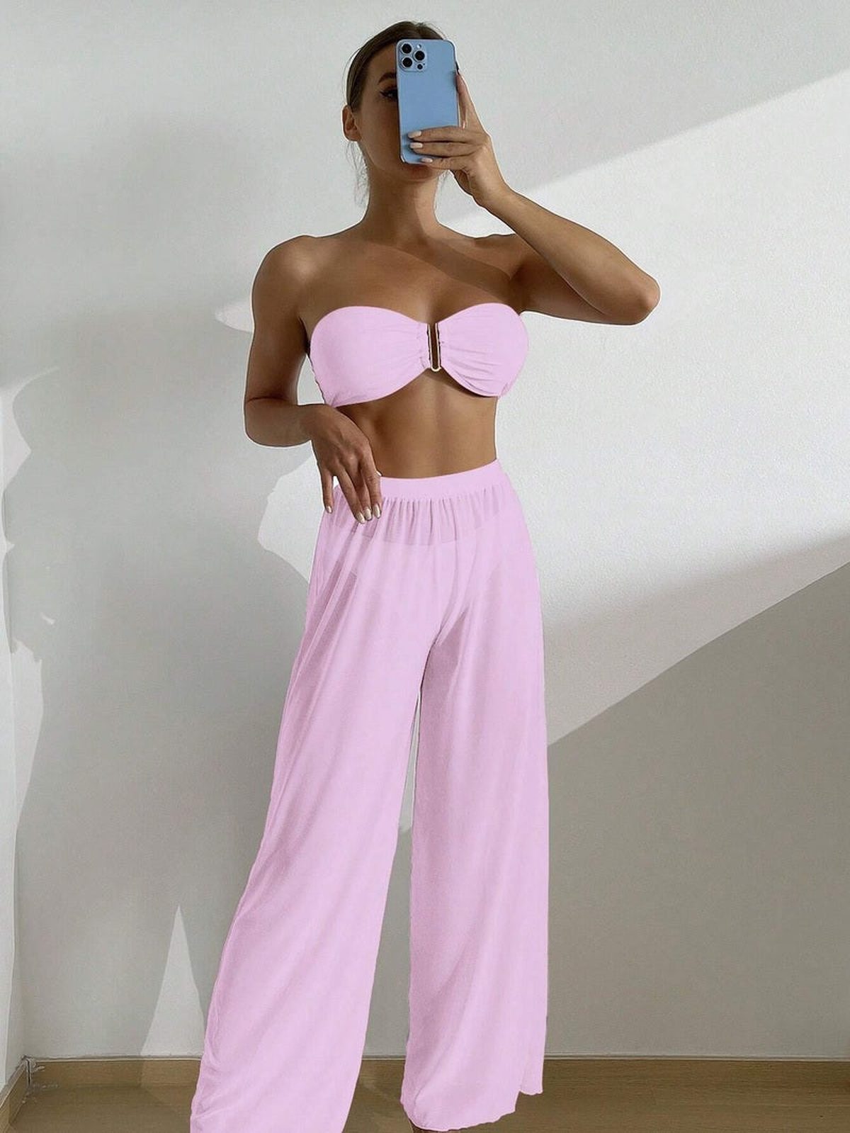 Conjunto Biquíni 3 Peças Elegante Choe