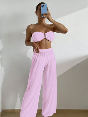 Conjunto Biquíni 3 Peças Elegante Choe