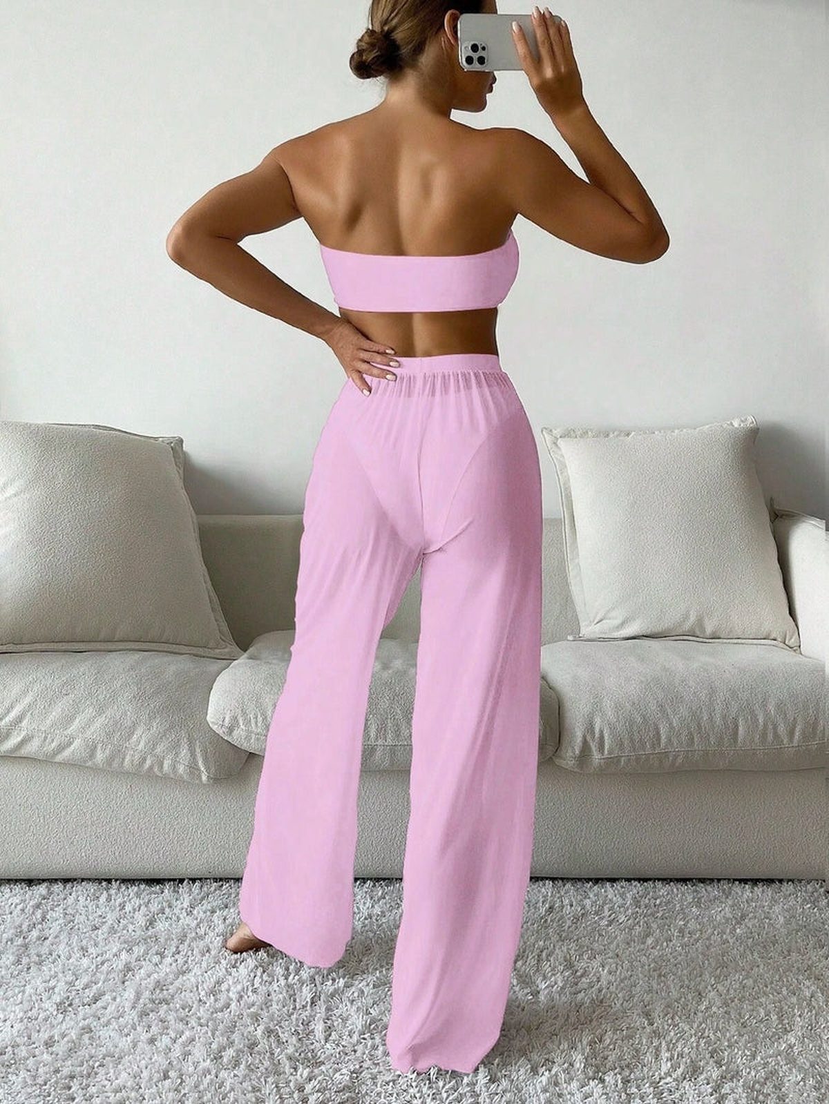 Conjunto Biquíni 3 Peças Elegante Choe