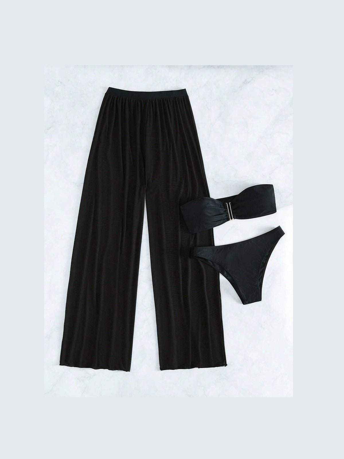 Conjunto Biquíni 3 Peças Elegante Choe