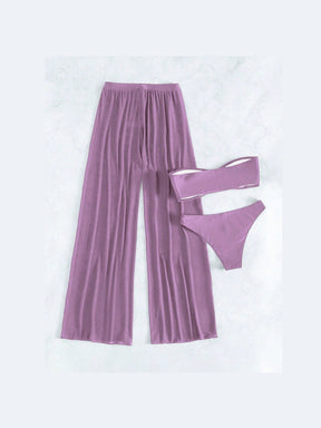 Conjunto Biquíni 3 Peças Elegante Choe
