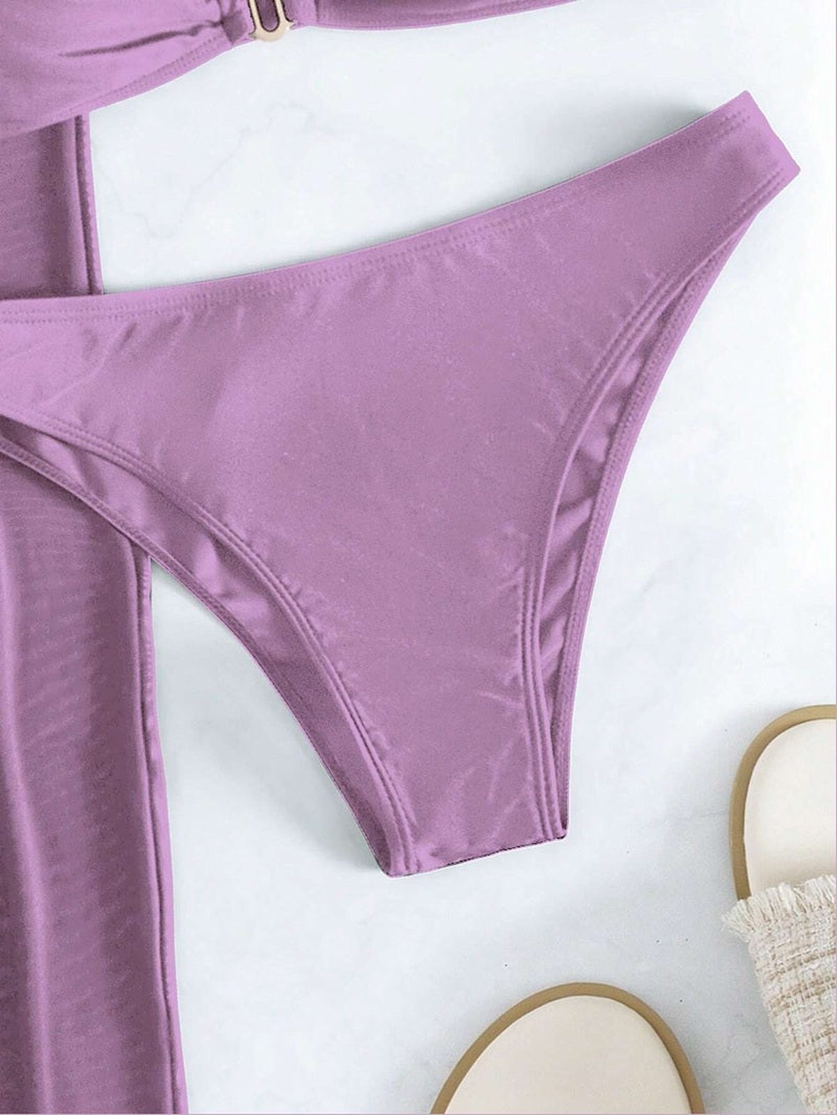 Conjunto Biquíni 3 Peças Elegante Choe