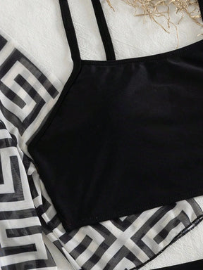 Conjunto Biquíni 3 Peças Íris