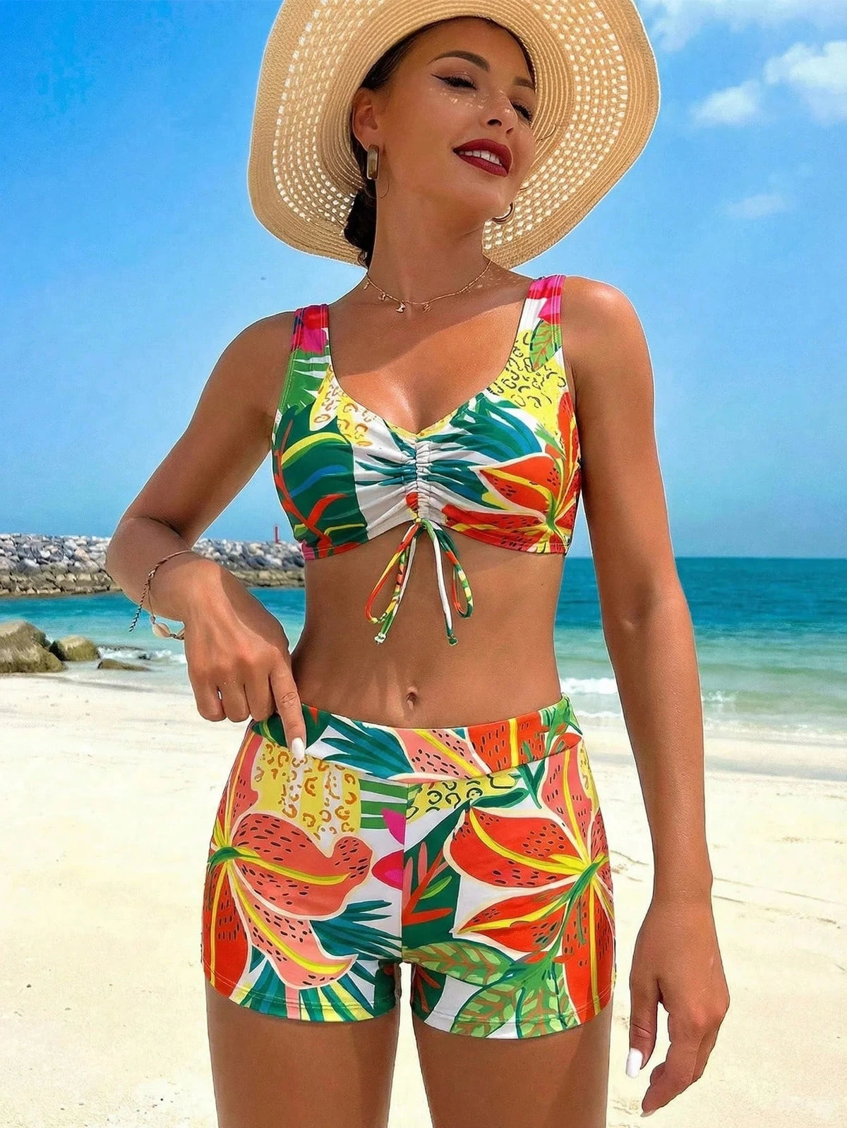 Conjunto Biquíni 3 Peças Laura