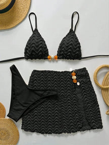 Conjunto Biquíni 3 Peças Pérola