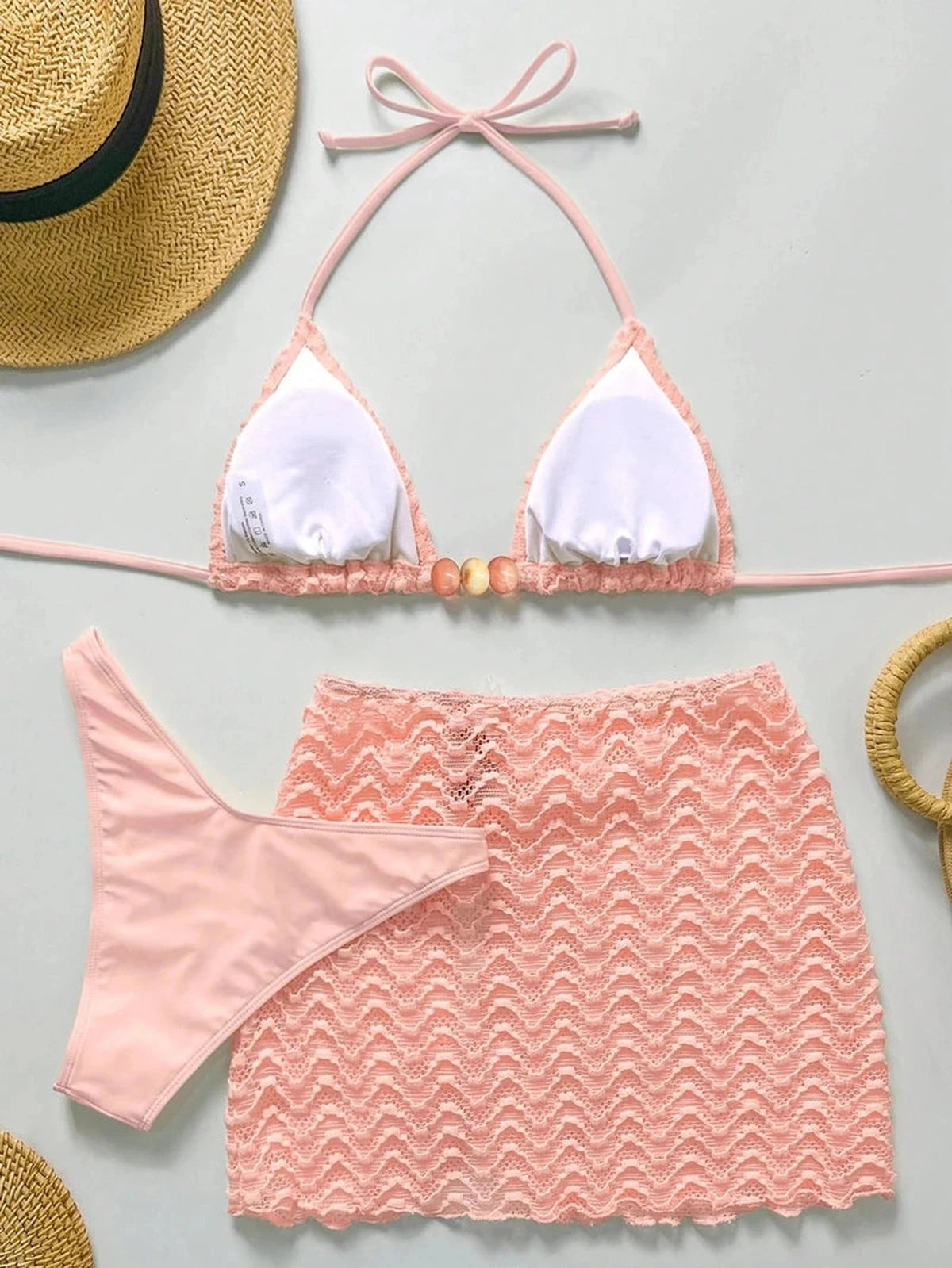 Conjunto Biquíni 3 Peças Pérola