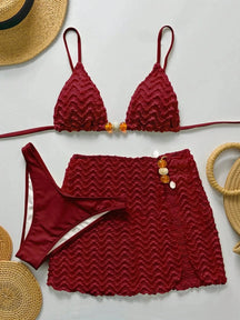 Conjunto Biquíni 3 Peças Pérola