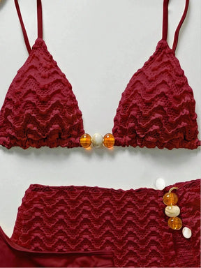 Conjunto Biquíni 3 Peças Pérola