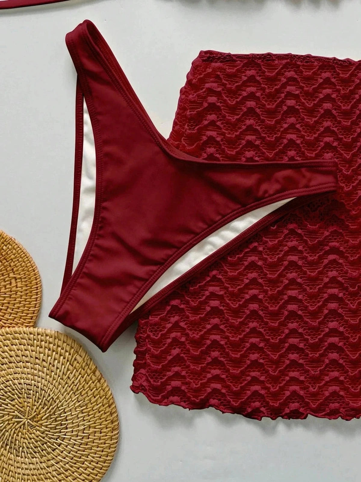 Conjunto Biquíni 3 Peças Pérola