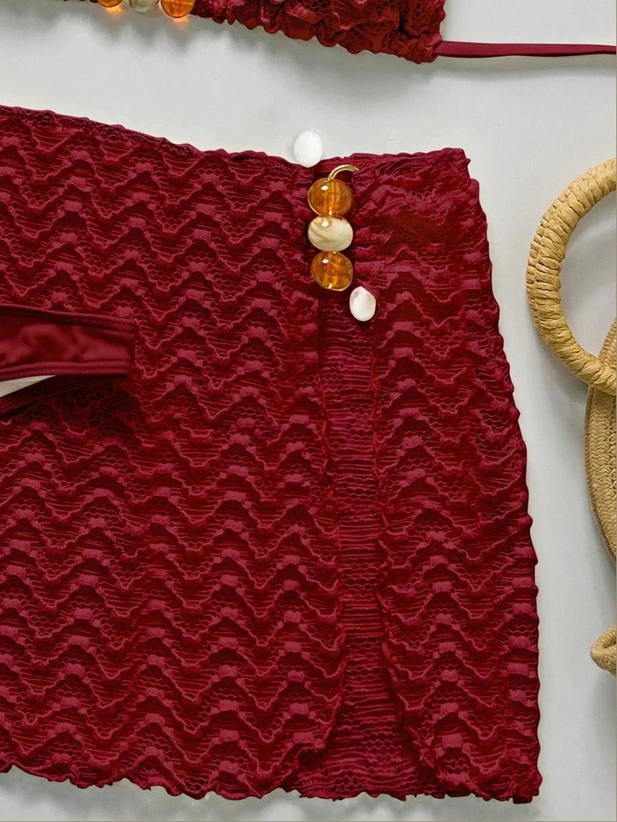 Conjunto Biquíni 3 Peças Pérola