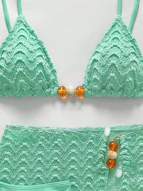Conjunto Biquíni 3 Peças Pérola