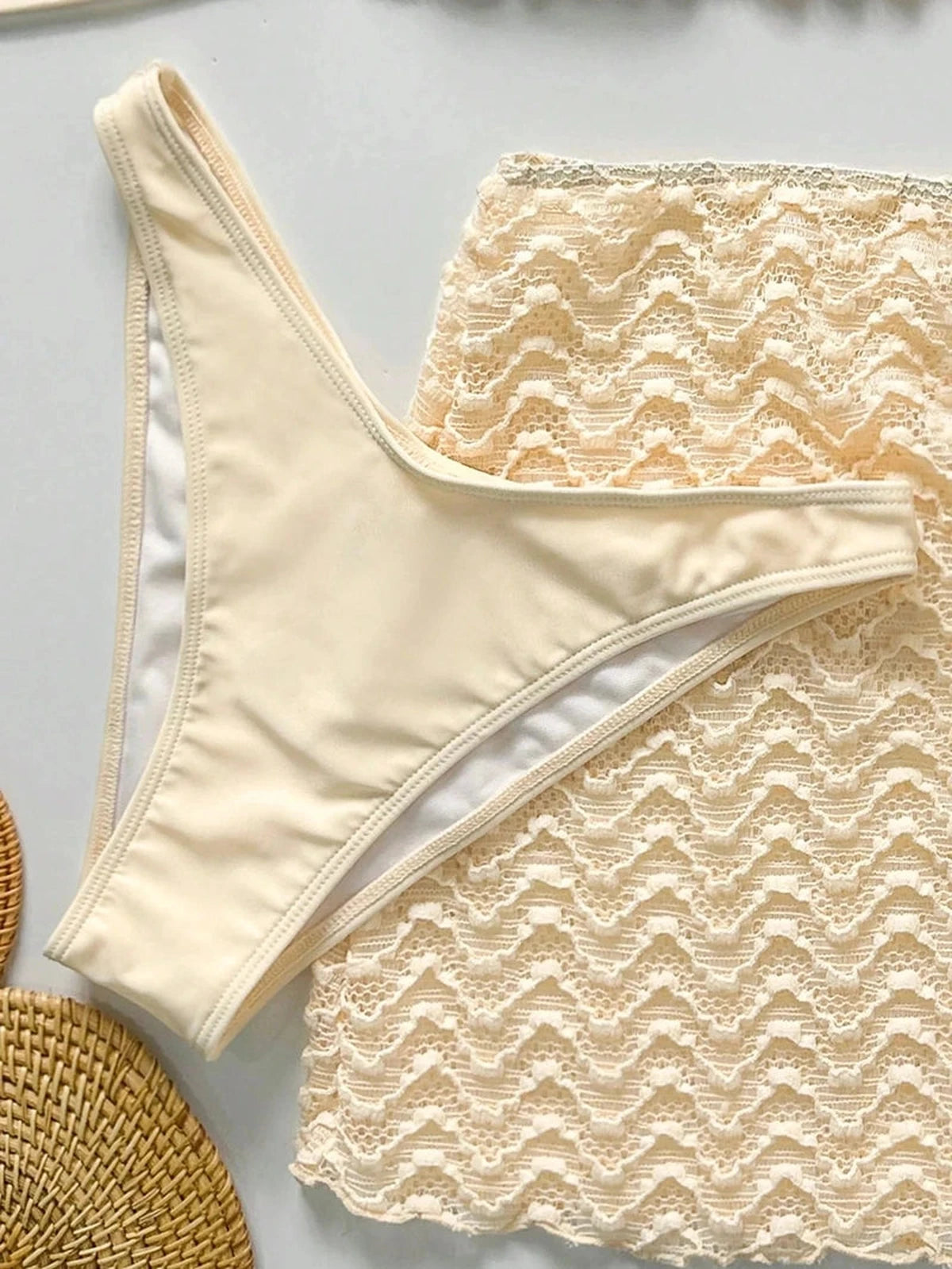 Conjunto Biquíni 3 Peças Pérola