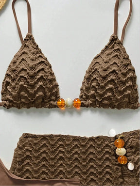 Conjunto Biquíni 3 Peças Pérola