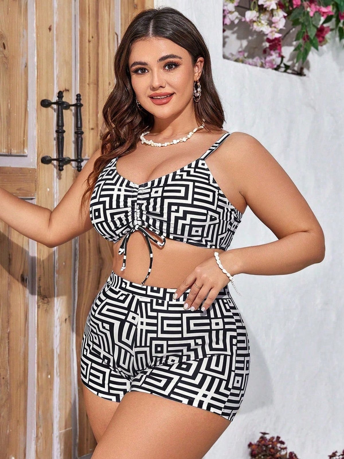 Conjunto Biquíni 3 Peças Plus Size Yarin