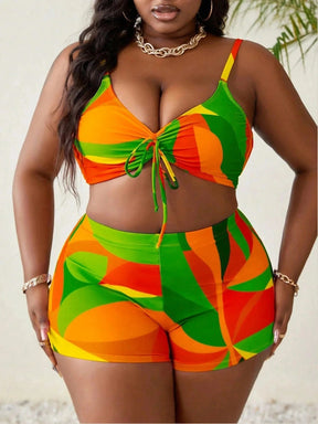 Conjunto Biquíni Plus Size 3 Peças Marina