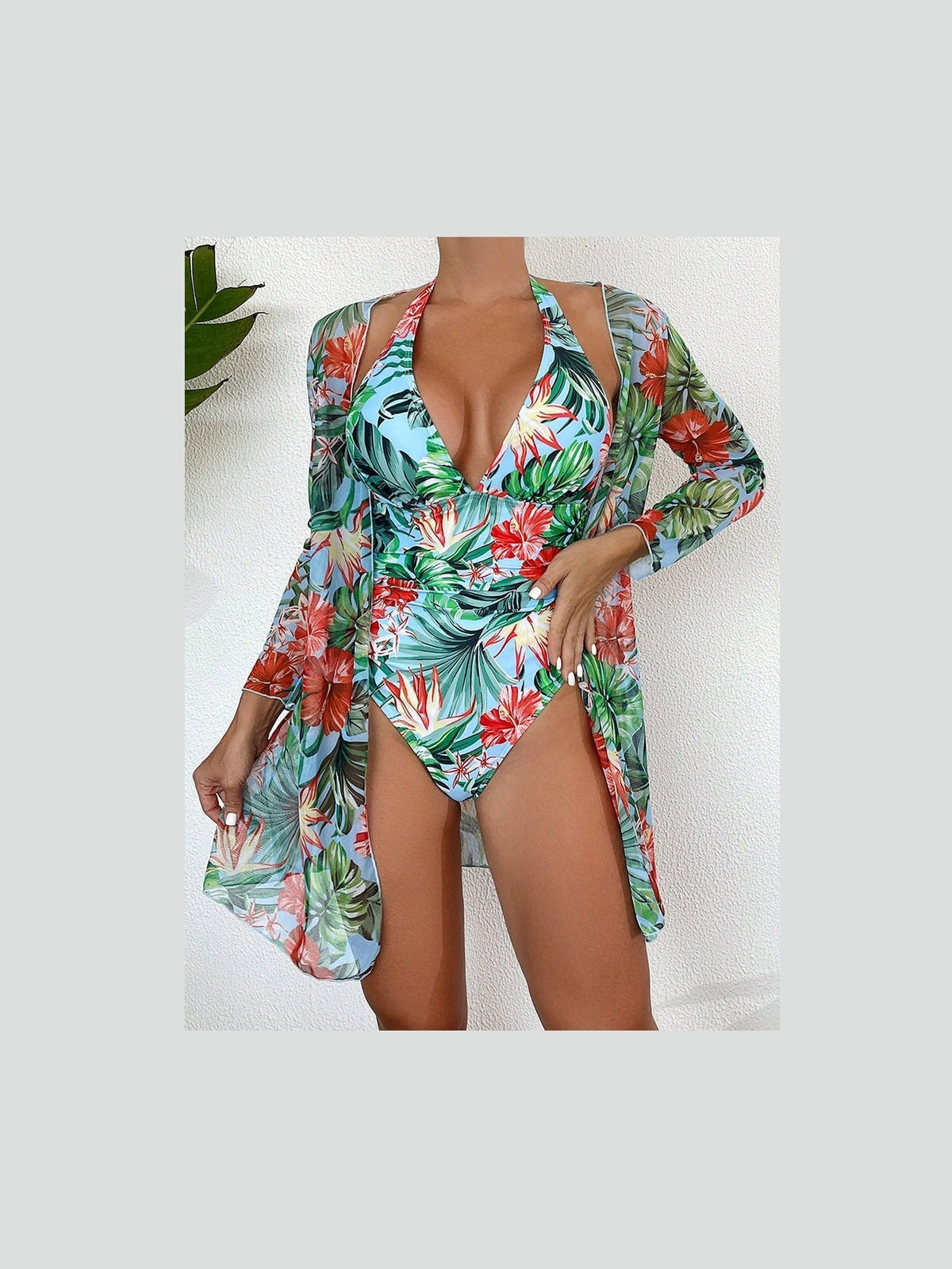 Conjunto Maiô + Quimono Clarisse