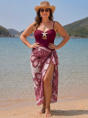 Conjunto Luxo Maiô + Saia Bárbara