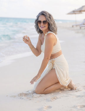 Conjunto Luxo Biquíni + Saia Pamela