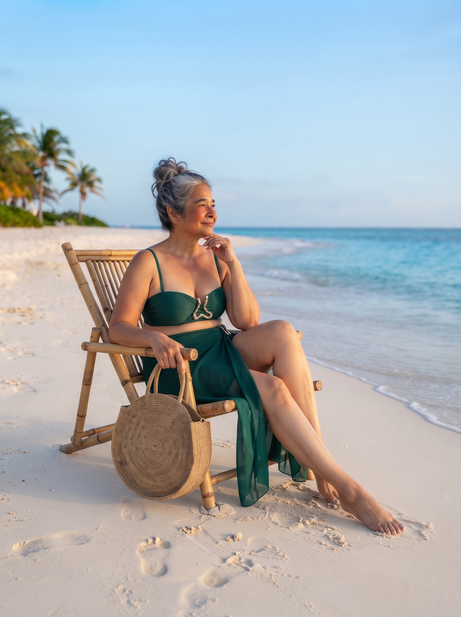 Conjunto Luxo Biquíni + Saia Catarina