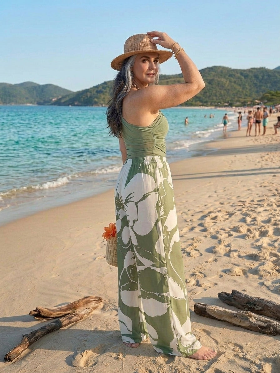 Conjunto Luxo Maiô + Calça Milla