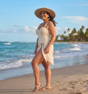 Conjunto Luxo Maiô + Saia Valentina