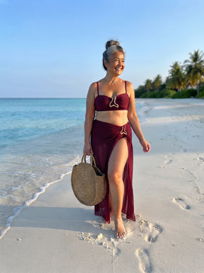 Conjunto Luxo Biquíni + Saia Catarina