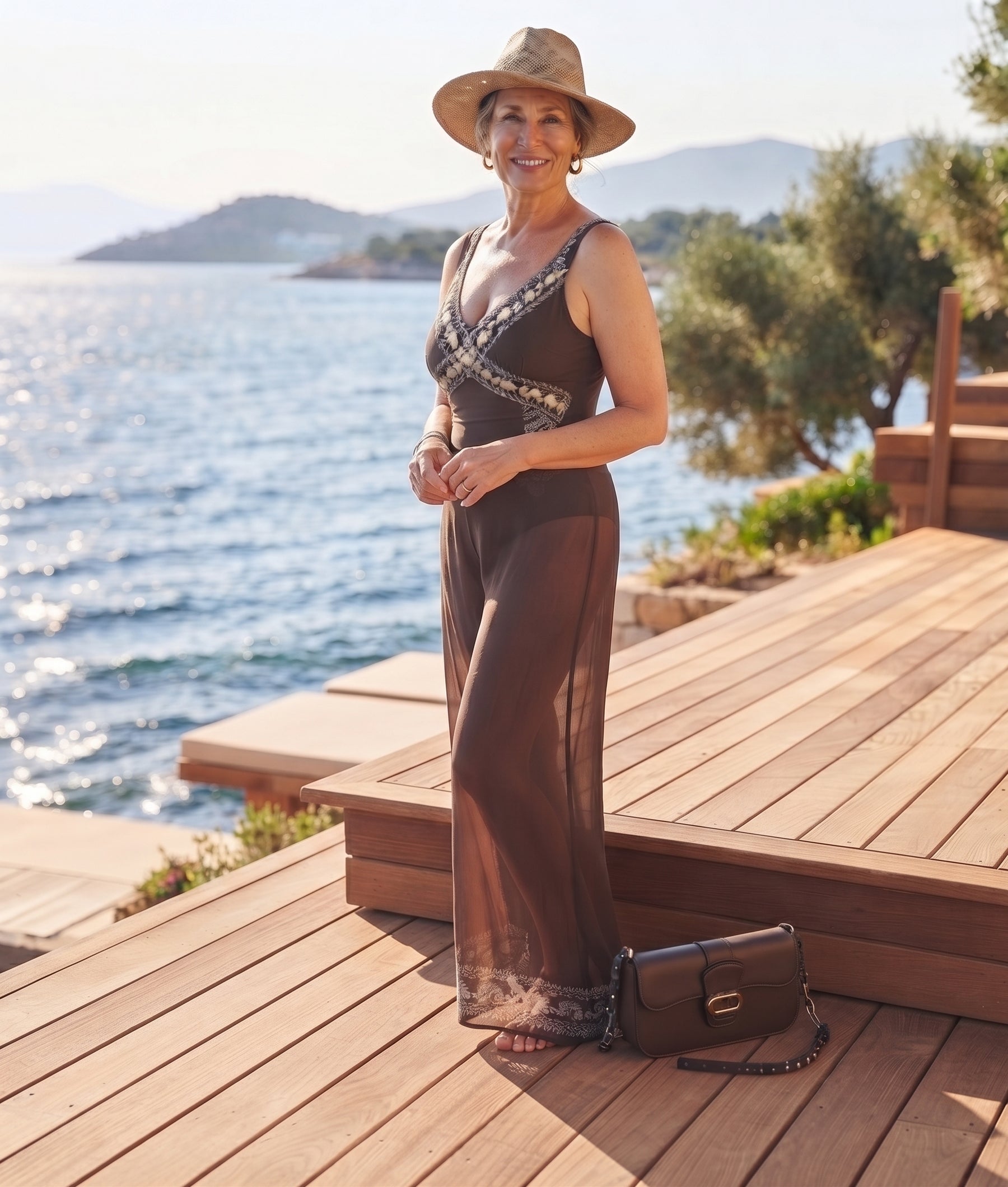 Conjunto Luxo Maiô + Calça Carly