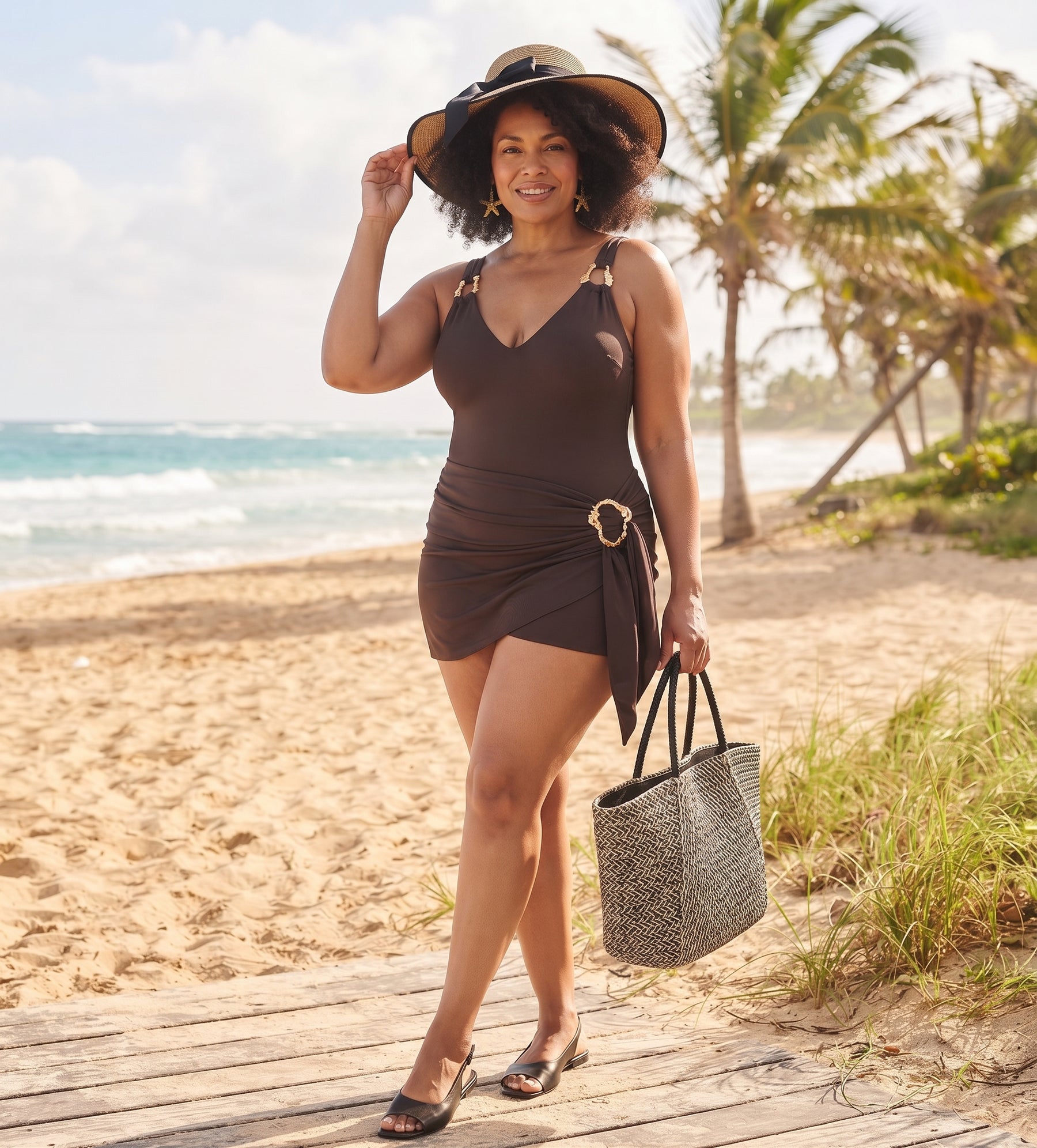 Conjunto Luxo Maiô + Saia Penelope