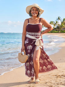 Conjunto Luxo Maiô + Saia Marcely